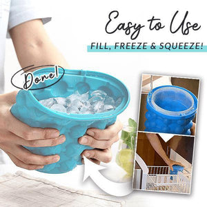 2-in-1 Silicone Ice Cube Maker