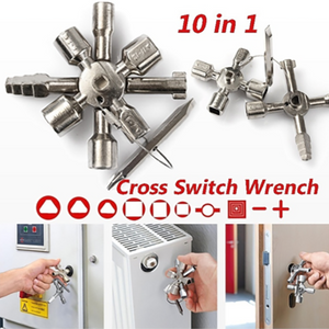 10 in 1 Multifunctional Cross Switch Wrench