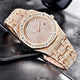 Unisex Jumbo Fully Iced Out Quartz Watch