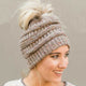 Soft Knit Ponytail Beanie