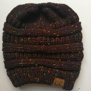 Soft Knit Ponytail Beanie