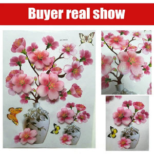 🎉Home Decor Festival-Big Sale - 3D Sticker Plant Vase Decoration