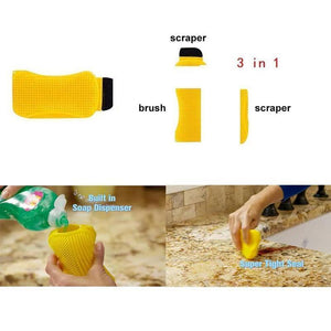 3-in-1 Silicone Cleaning Brush