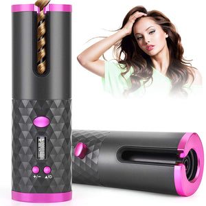 🎉New Year Big Sale 50% Off 🎉Auto Rotating Cordless Ceramic Hair Curler