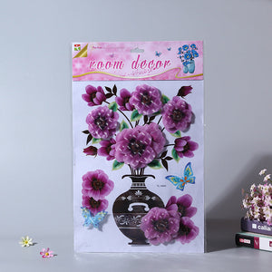 🎉Home Decor Festival-Big Sale - 3D Sticker Plant Vase Decoration