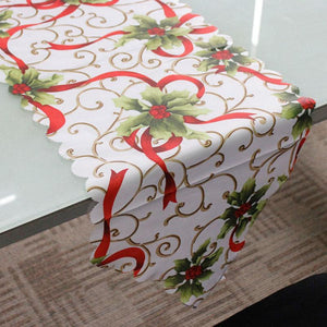 Christmas Flower Tablecloth