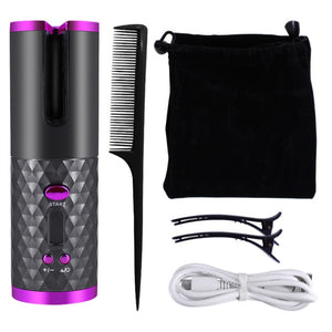 🎉New Year Big Sale 50% Off 🎉Auto Rotating Cordless Ceramic Hair Curler