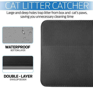 New Double Layer Larger Size Cat Litter Mat