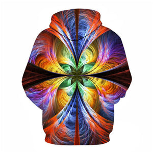 3D Graphic Printed Hoodies Kaleidoscope