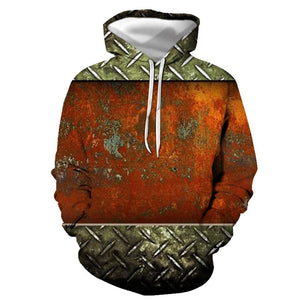 3D Graphic Printed Hoodies Well Lid