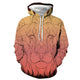 3D Graphic Printed Hoodies Lion