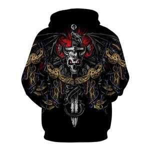 3D Graphic Printed Hoodies Armor All