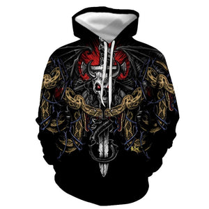 3D Graphic Printed Hoodies Armor All