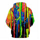 3D Graphic Printed Hoodies Oil Paint