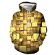 3D Graphic Printed Hoodies Bullion