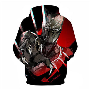 3D Graphic Printed Hoodies Panther