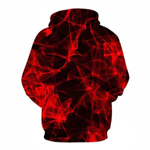 3D Graphic Printed Hoodies The Red Light
