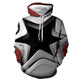 3D Graphic Printed Hoodies Abstract Illusion