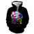 3D Graphic Printed Hoodies Lips Painting