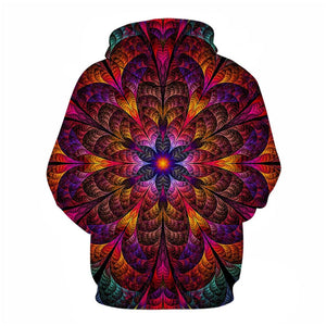 3D Graphic Printed Hoodies Optical Illusion