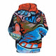 3D Graphic Printed Hoodies Abstract Painting