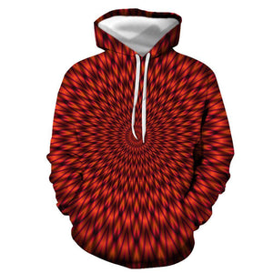 3D Graphic Printed Hoodies Sunflower