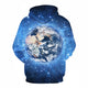 3D Graphic Printed Hoodies Earth